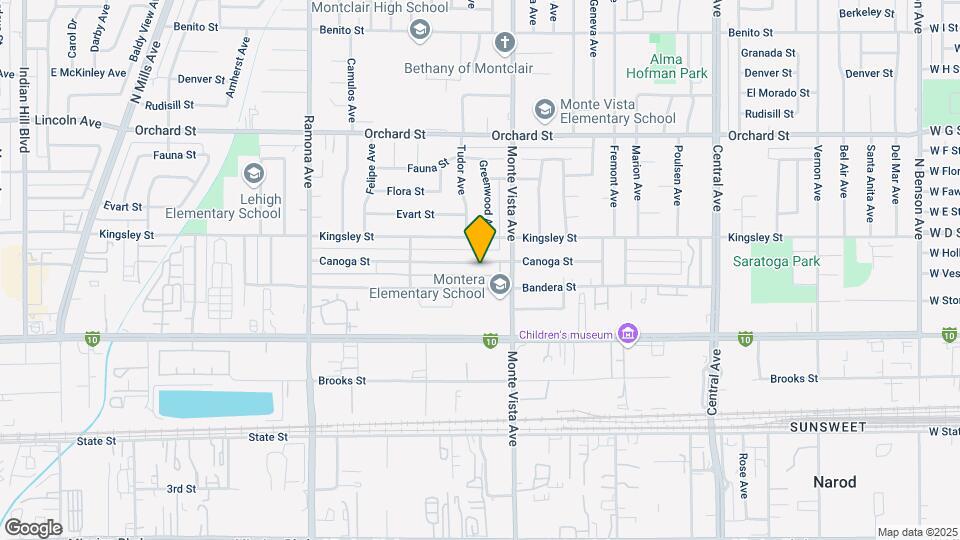 4841 W Canoga St Map and Location Details