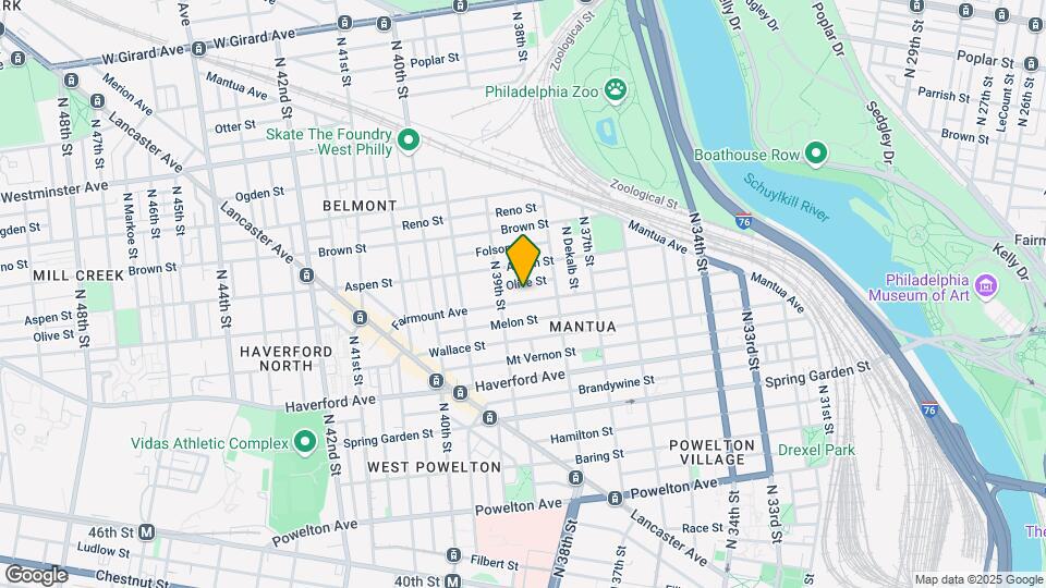 3845 Fairmount Ave Mapa y Detalles de la Ubicación