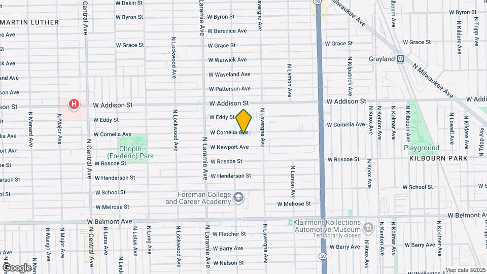 5043 W Cornelia Ave Map and Location Details