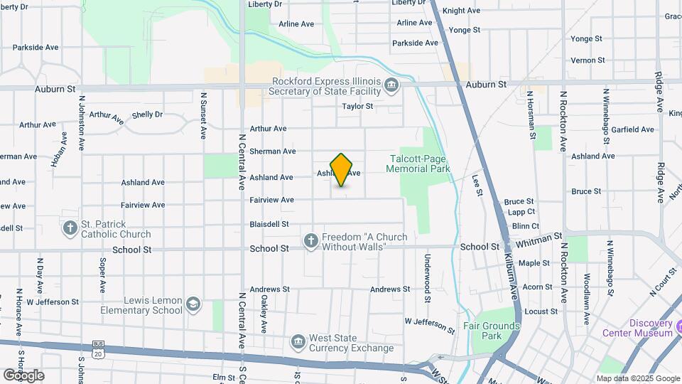 1227 Fairview Ave Map and Location Details