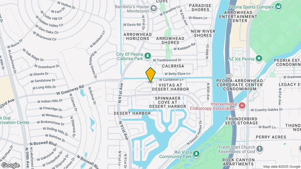 15316 N 89th Ave Map and Location Details