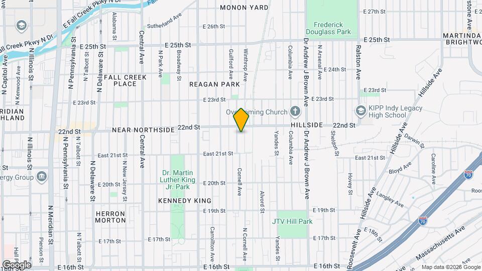2137 Bellefontaine St Map and Location Details
