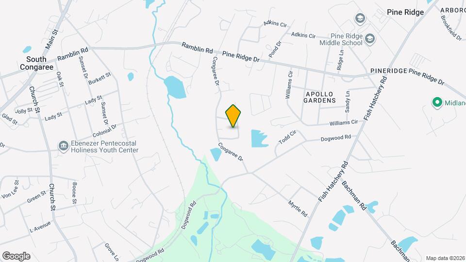 713 Frieden St Map and Location Details