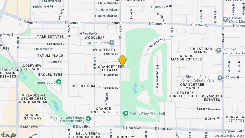 11459 N 56th St Map and Location Details