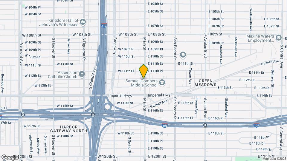 11201 S Main St Map and Location Details