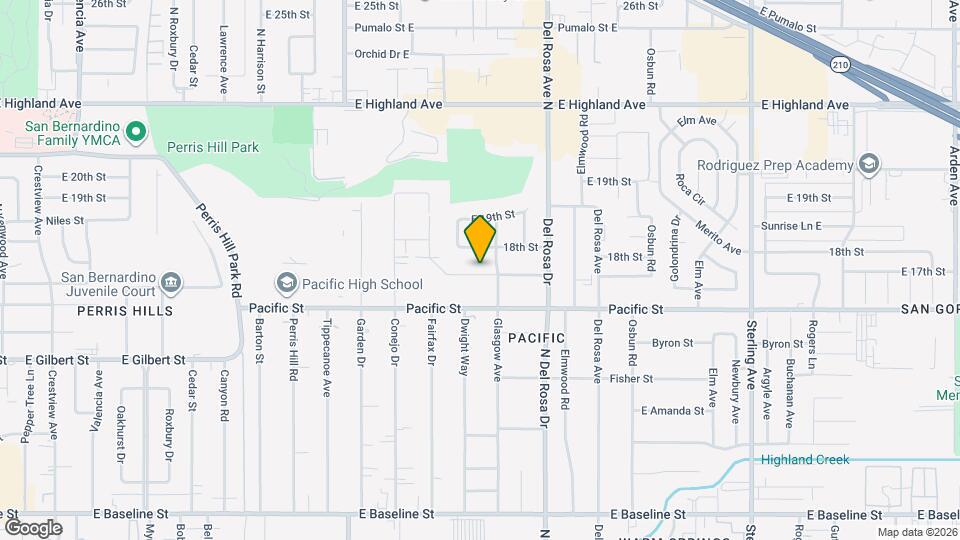 25168 E 17th St Map and Location Details