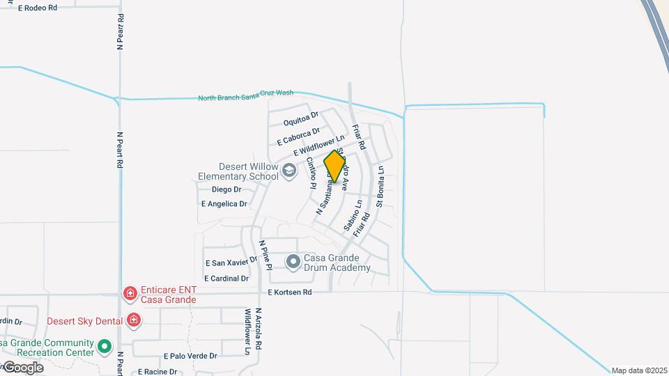 2148 N Santiana Pl Map and Location Details