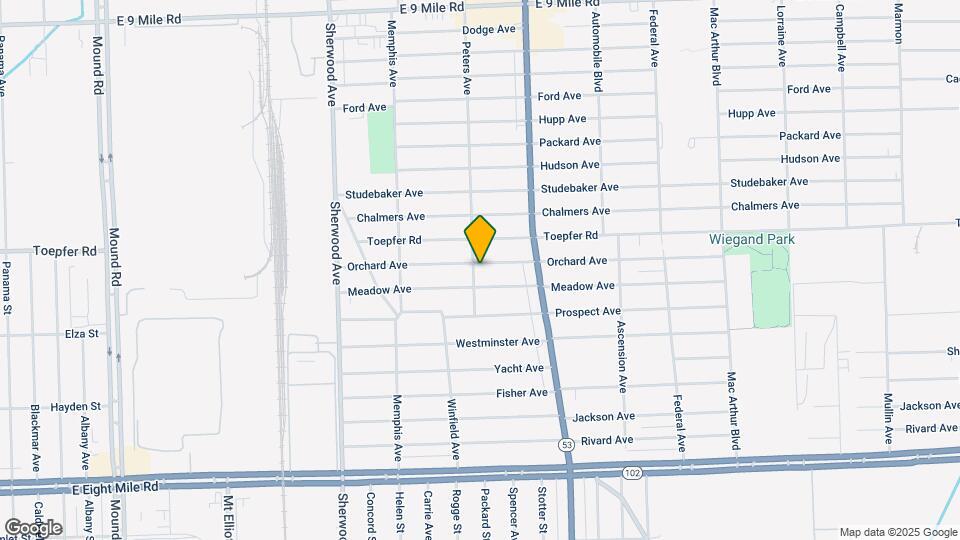 7512 Orchard Ave Map and Location Details