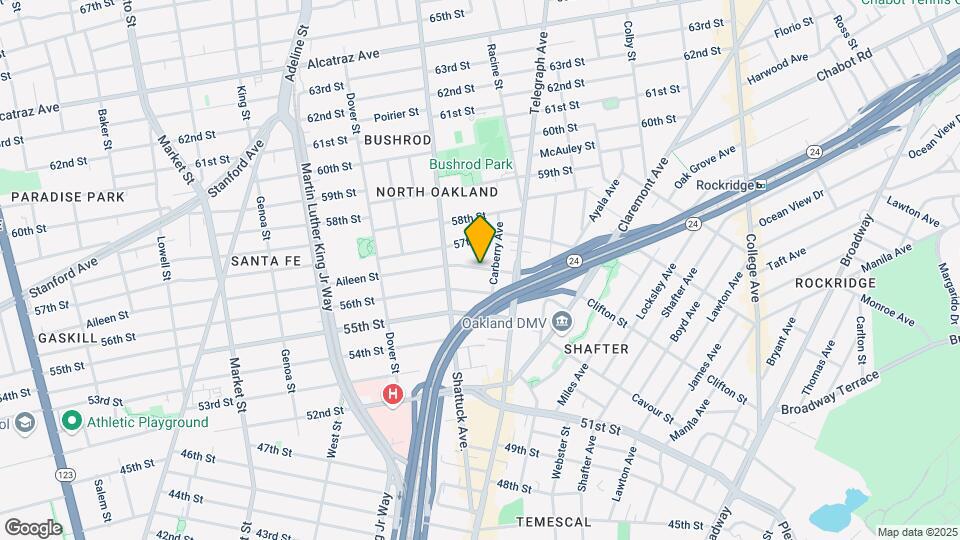 551 Aileen St Map and Location Details