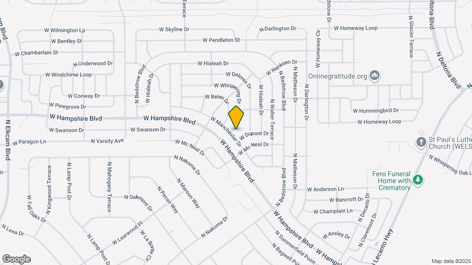 6251 W Whispering Dr Mapa y Detalles de la Ubicación