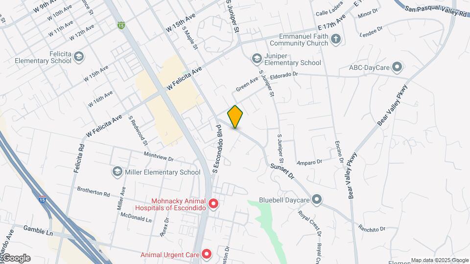 1955 Sunset Dr Map and Location Details