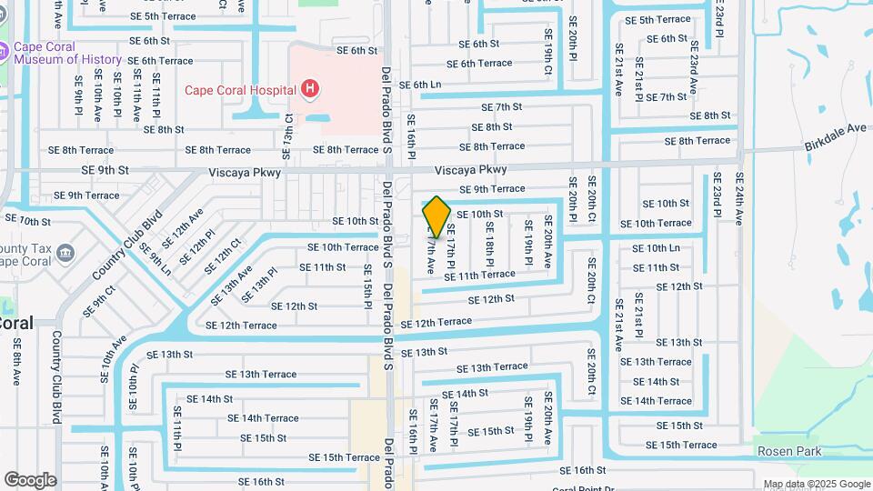 1023 SE 17th Ave Map and Location Details