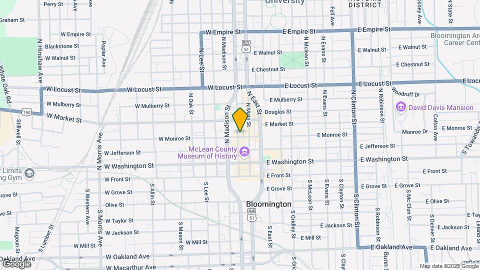 413 N Center St Map and Location Details