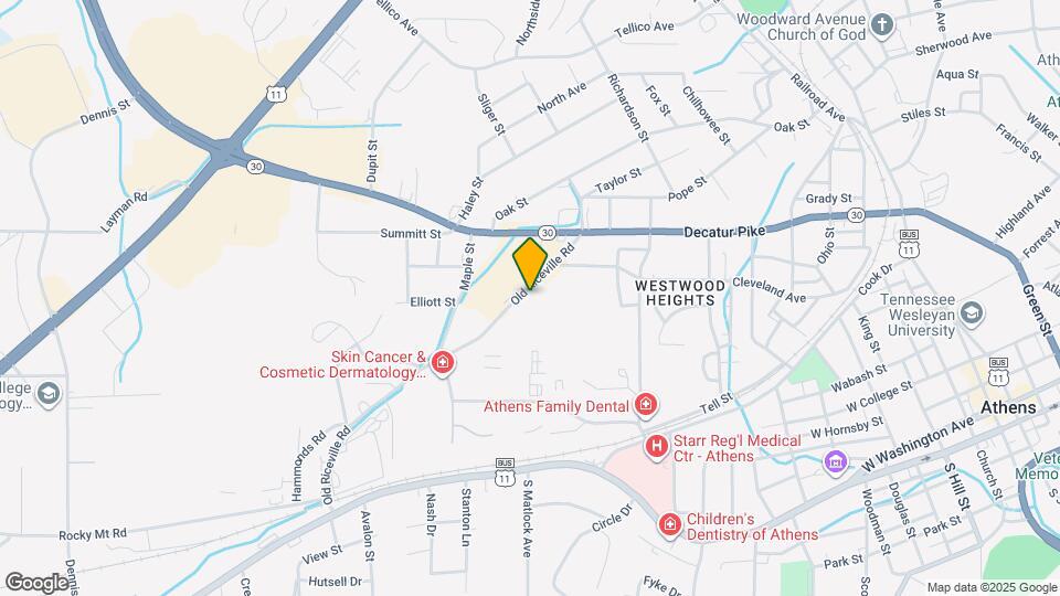 703 Old Riceville Rd Map and Location Details