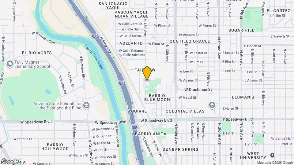 1432 N 15th Ave Map and Location Details