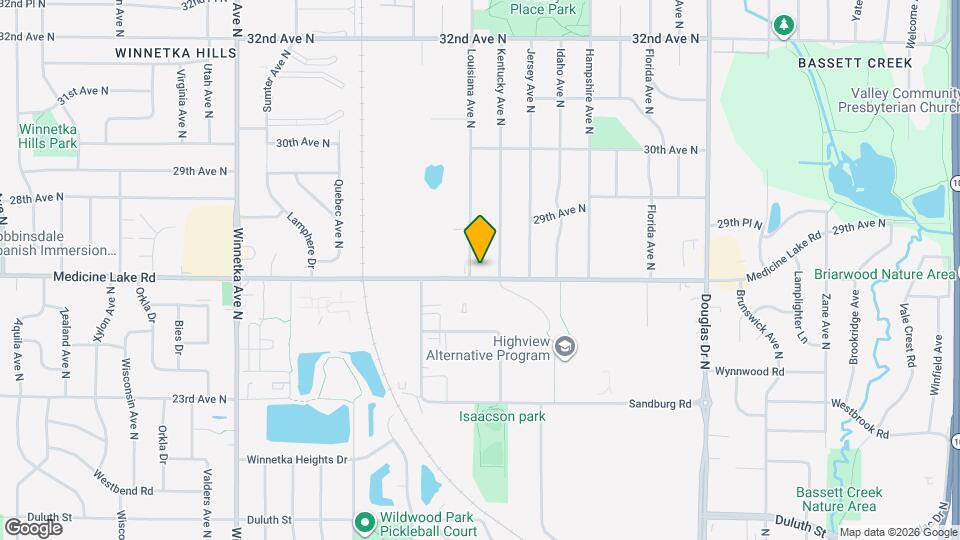 2702 Louisiana Ave N Map and Location Details