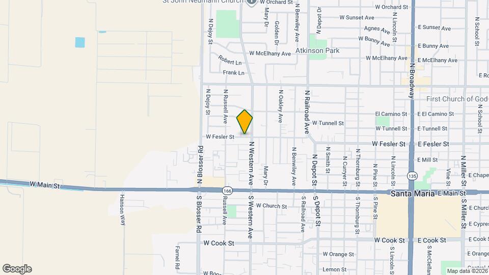 1008 W Fesler St Map and Location Details