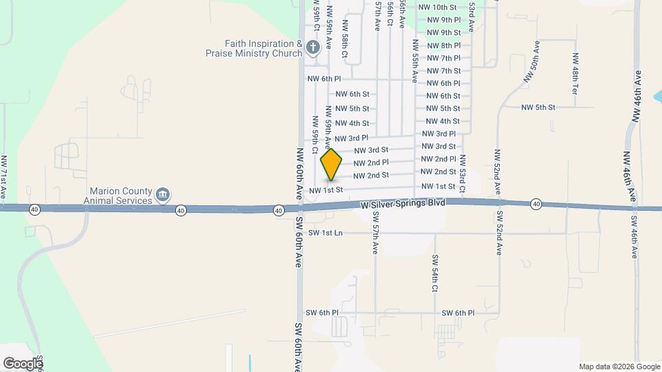 5879 NW 1st St Map and Location Details