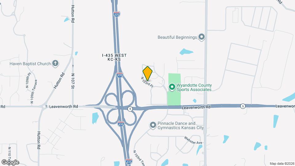 3213 N 103rd Pl Map and Location Details