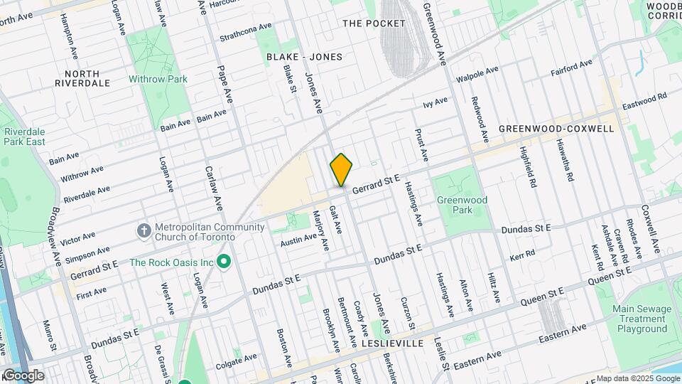 1060 Gerrard St E Map and Location Details