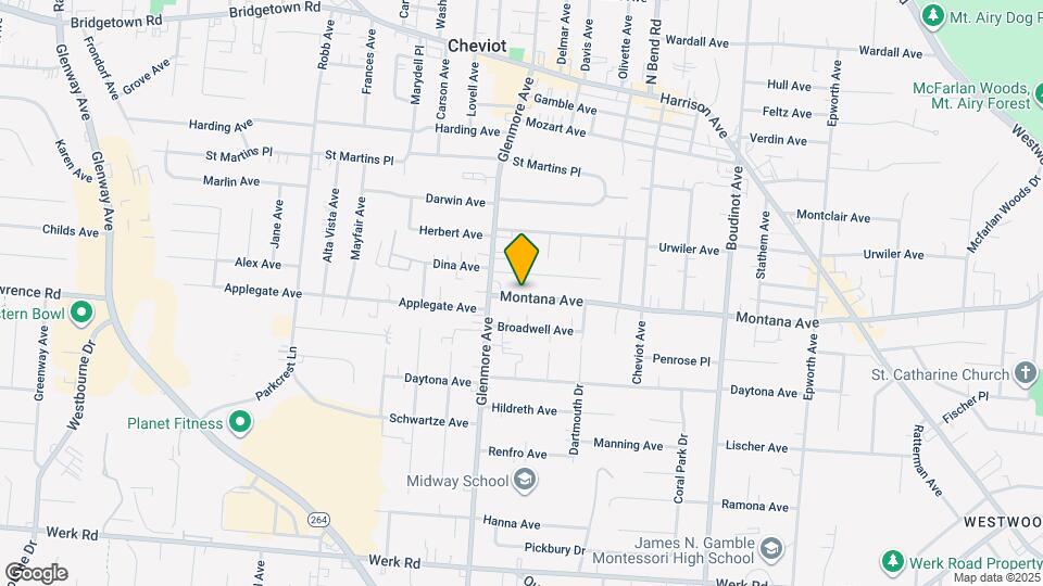 3292 Montana Ave Map and Location Details