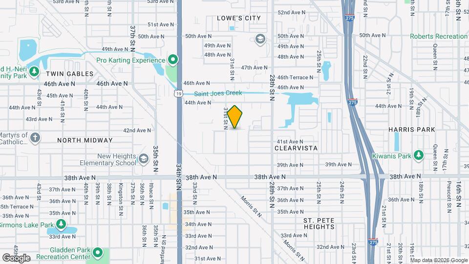 4198 30th St N Map and Location Details