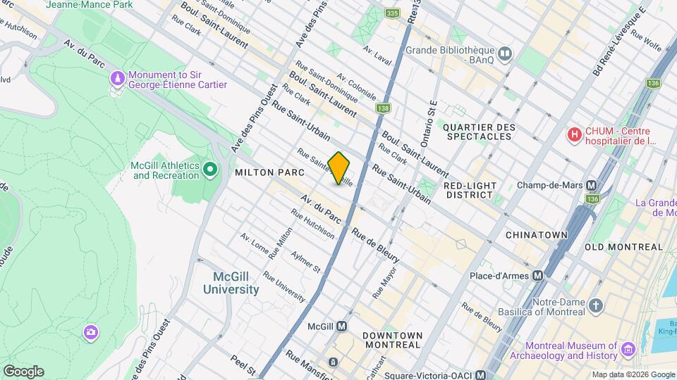 3441 Jeanne-Mance Rue Map and Location Details