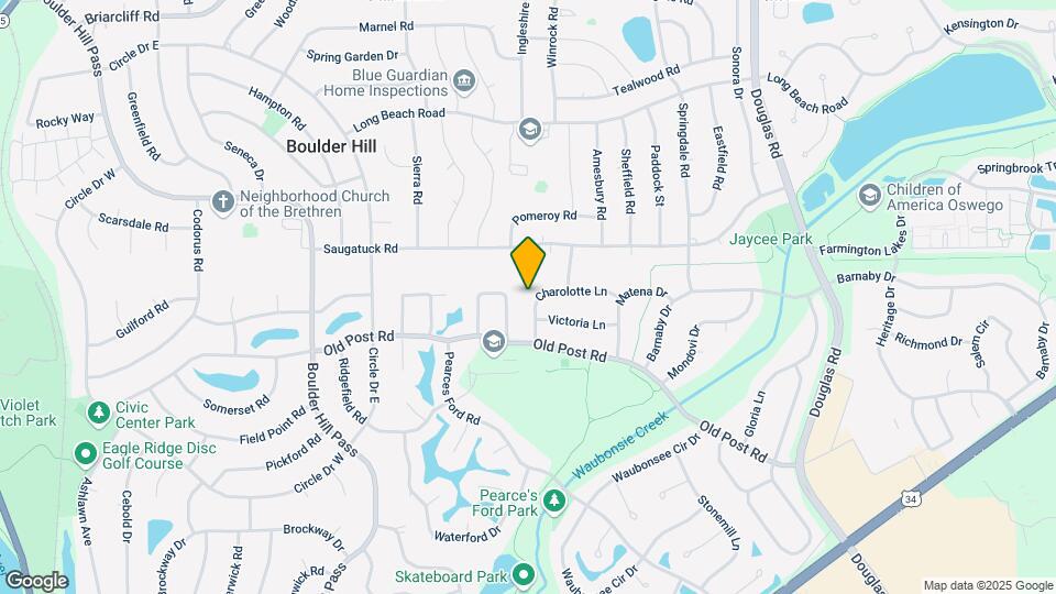 611 Charlotte Ln Map and Location Details