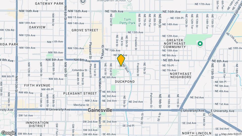 406 NE 7th Ave Mapa y Detalles de la Ubicación