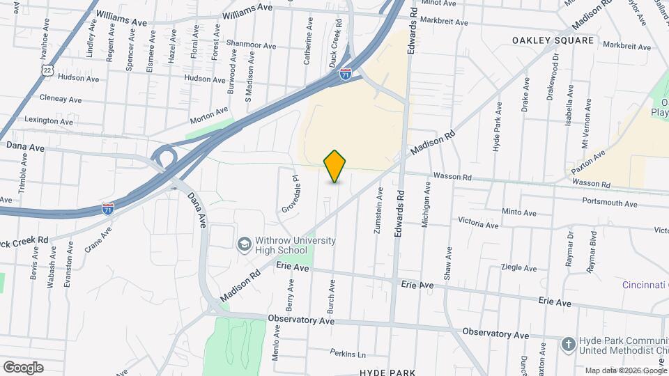 3621 Burch Ave, Unit 3621 Burch Ave Mapa y Detalles de la Ubicación