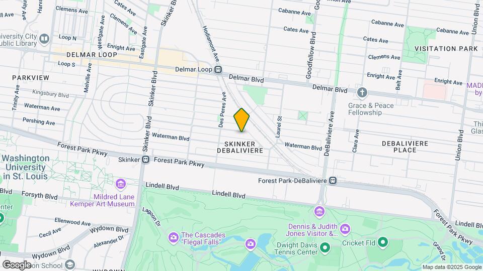 5912 McPherson Ave, Unit 2W Map and Location Details