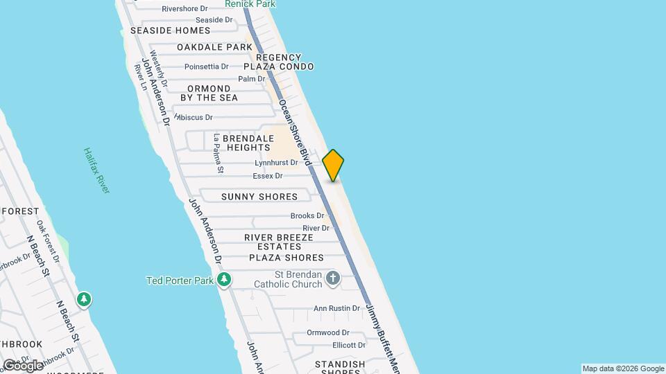 1155 Ocean Shore Blvd Map and Location Details