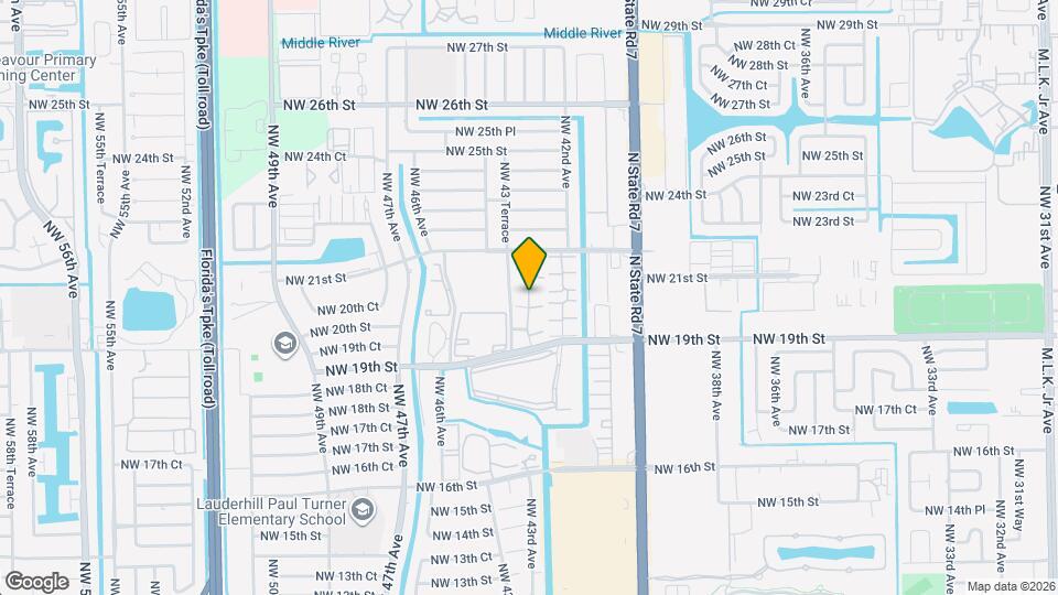 4281 NW 19th St Map and Location Details