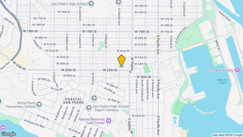 776 1/2 W 25th St Map and Location Details