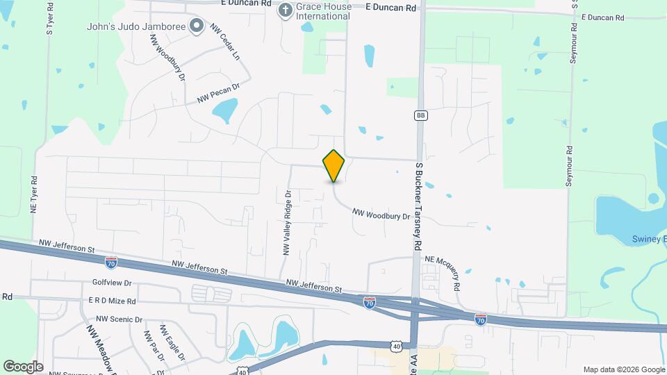 403 NW Woodbury Dr Map and Location Details