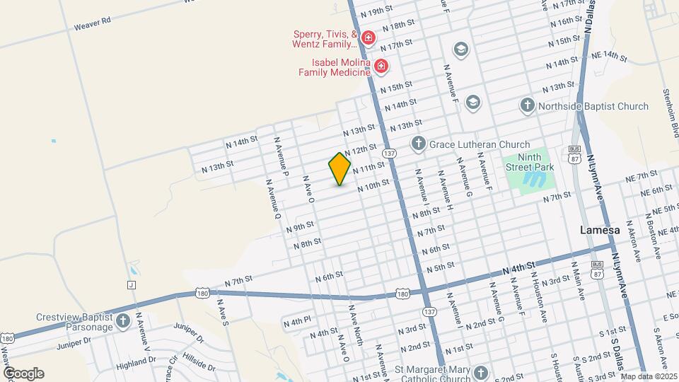 1406 N 10th St Map and Location Details