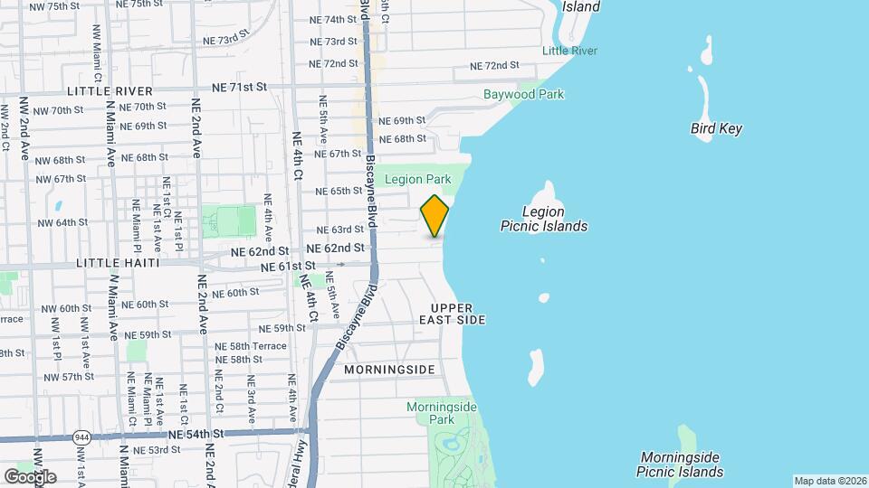 723 NE 62nd St Map and Location Details