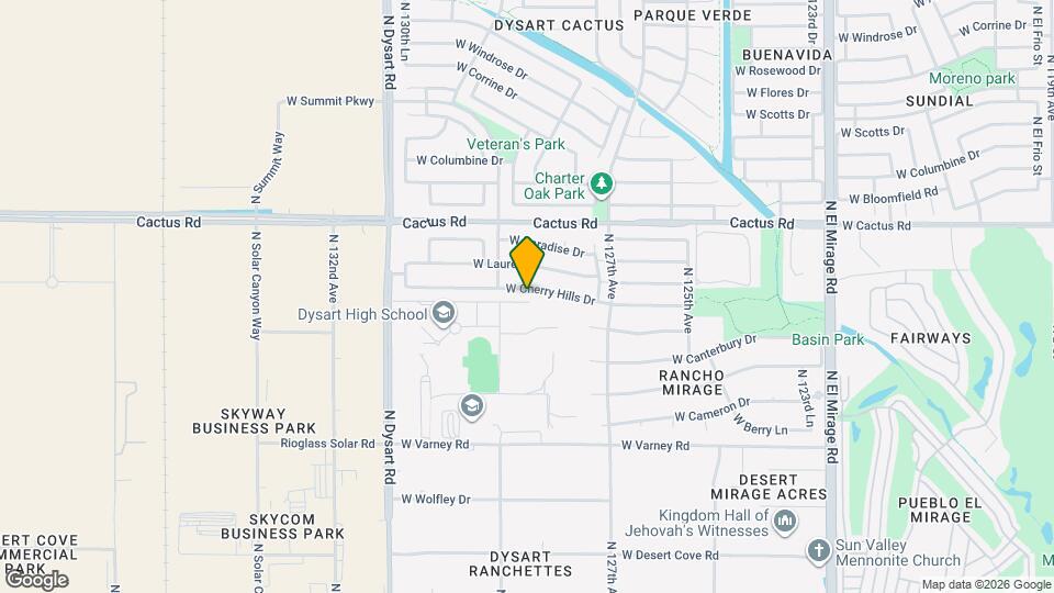 12825 W Cherry Hills Dr Map and Location Details