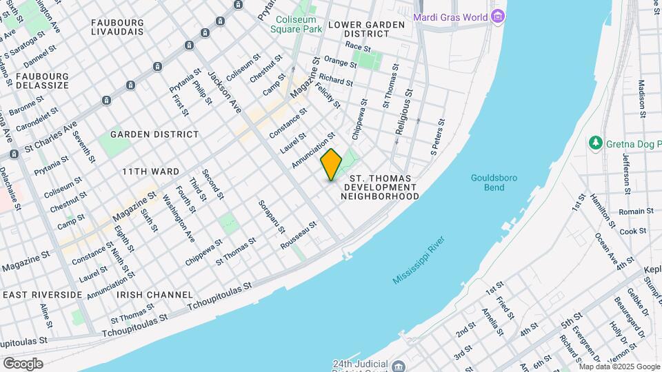 2010 St Thomas St Mapa y Detalles de la Ubicación