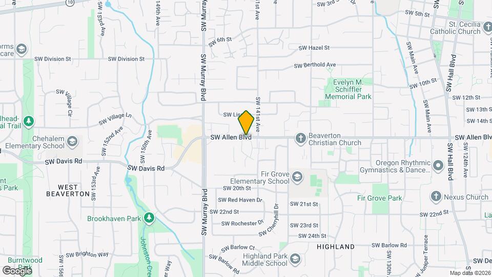 Highland Hills Apts Map and Location Details