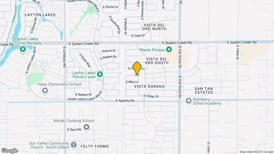 1305 E Nightingale Ln Map and Location Details