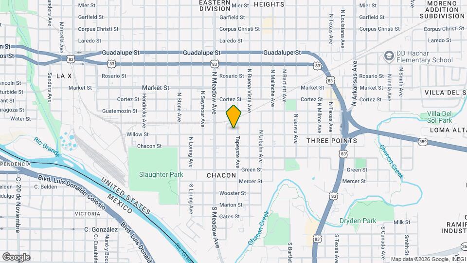 1718 Willow St Map and Location Details