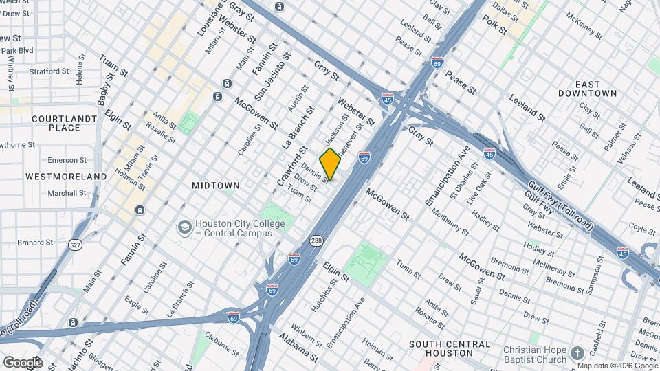 1816 Dennis St Map and Location Details