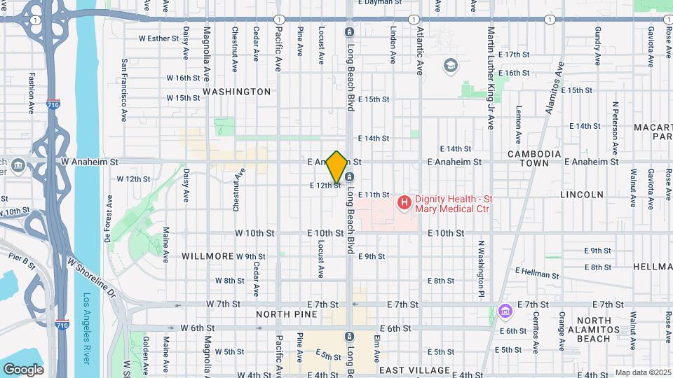 234 E 12th St Map and Location Details