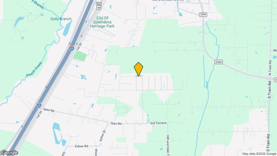 15611 Jackie Robinson Rd Map and Location Details
