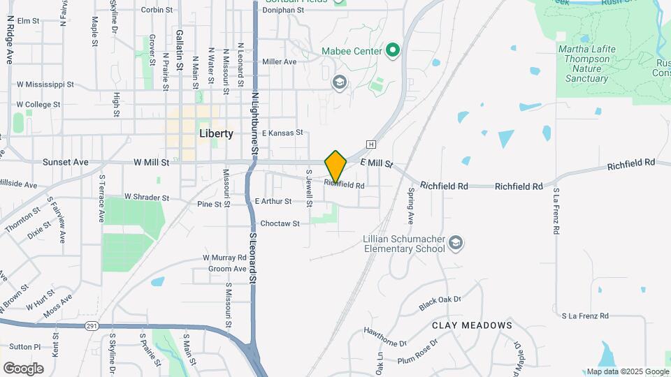 543 Richfield Rd Mapa y Detalles de la Ubicación