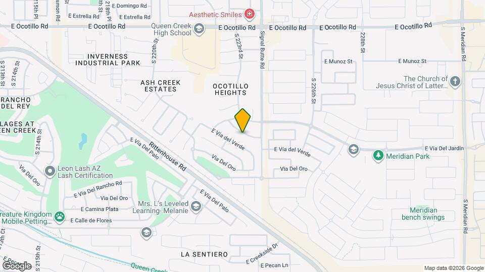 22327 E Desert Spoon Dr Map and Location Details