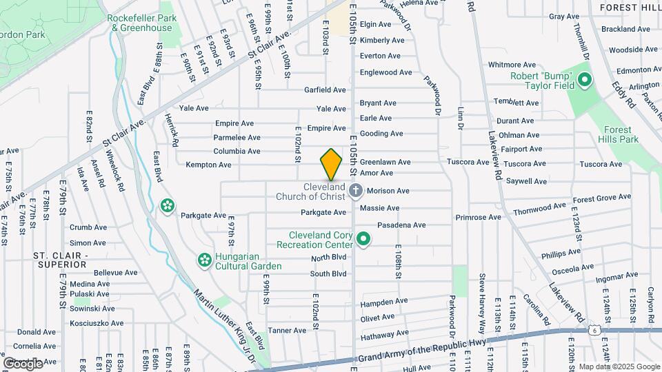 10314 Adams Ave Map and Location Details