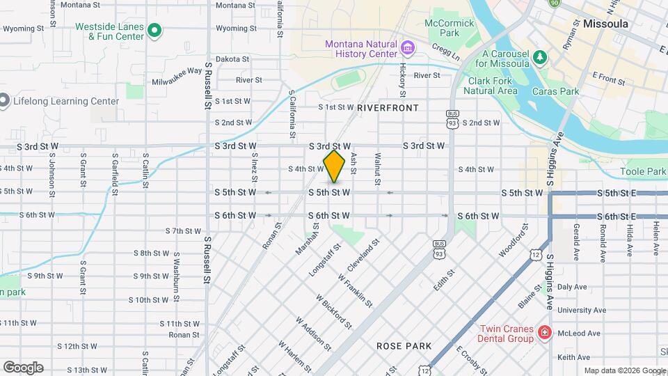 946 S 5th St W Map and Location Details