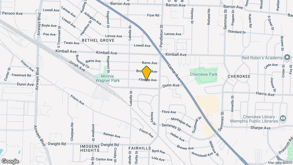 2723 Filmore Ave Map and Location Details